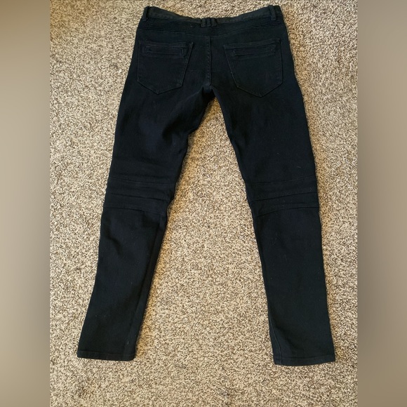 Dstakt Black Denim Jeans Men’s Size 32x32 Skinny Leg Hip Hop - Picture 9 of 13